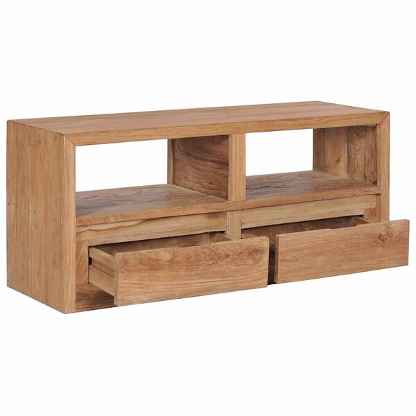 vidaXL TV-benk 90x30x40 cm heltre teak