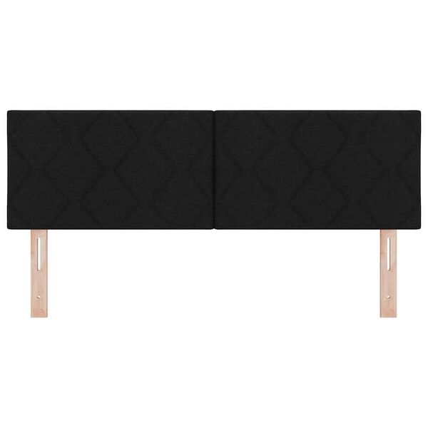 vidaXL Hodegavl med hodegjerde Svart 144 cm Kunstlær