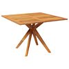 vidaXL Hagebord 110x110x75 cm heltre akasie