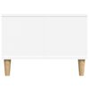 vidaXL Salongbord hvit 90x50x36,5 cm konstruert tre