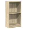 vidaXL Bokhylle sonoma eik 40x24x75 cm konstruert tre