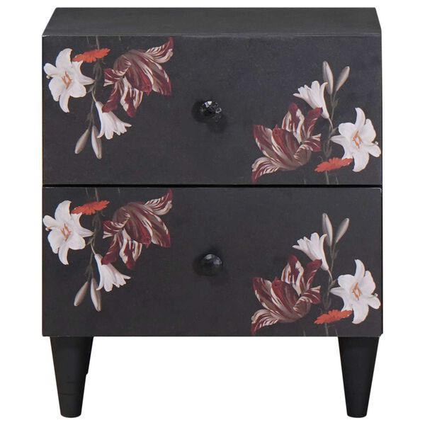 vidaXL Nattbord 2 pcs Brun 40 x 33,5 x 46 cm Massiv mango tre