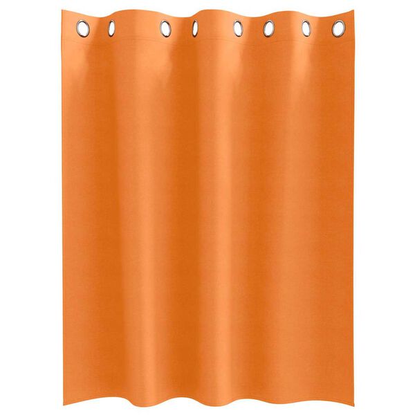 vidaXL Mørkleggende Gardiner med Ringer 2 pcs Lys Oransje 140 x 140 cm