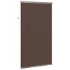 vidaXL Venetiansk persienne M&oslash;rk Brun med M&oslash;nster 213 x 110 cm PVC