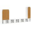 vidaXL TV vegghyllesett Veggmontert 6 pcs Hvit