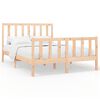 vidaXL Sengeramme uten madrass 140x200 cm heltre furu