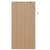 vidaXL Rullegardin med gardiner Natur 100 x 220 cm Bambus