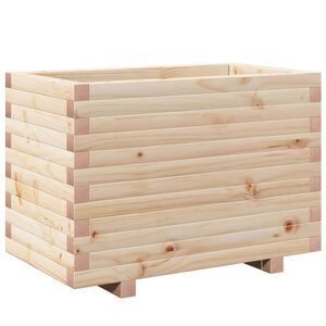vidaXL Plantekasse 70x40x49,5 cm heltre furu