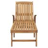 vidaXL Solseng heltre teak