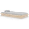 vidaXL Sengeramme heltre furu 90x190 cm Single