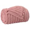 vidaXL Kastepledd 6 pcs Rosa 270 x 240 cm Fleece