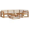 vidaXL Utend&oslash;rs sofa-sett 5 pcs Naturlig Solid akasietre