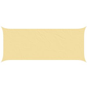 vidaXL Solskygge seil sand 6 x 2,5 m 100% polyester Oxford