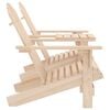 vidaXL Adirondack hagestoler med tebord heltre gran