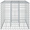 vidaXL Gabion hevet seng s&oslash;lv 100 x 60 x 55 cm Galvanisert St&aring;l