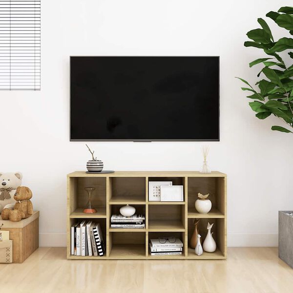 vidaXL Skobenk sonoma eik 103x30x55 cm konstruert tre