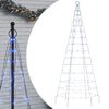 vidaXL LED Juletre 200 LEDs Bl&aring; 180 cm