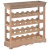 vidaXL Vinhylle brun 70x22,5x70,5 cm MDF