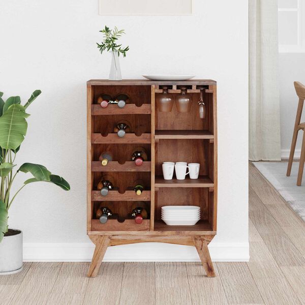 vidaXL Stativ Brun 60 x 30 x 90 cm Massiv Reclaim Tre