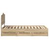 vidaXL Sengestamme med skuff Sonoma eik 90 x 200 cm Ingeni&oslash;rtre