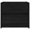 vidaXL Nattbord 2 stk svart 40x30,5x35,5 cm heltre furu