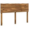 vidaXL Sengegavl med naturkant ROSTOCK Naturlig 120 cm