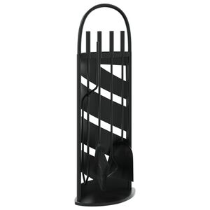 vidaXL Peisverkt&oslash;ysett 5 deler 23x15x66 cm st&aring;l