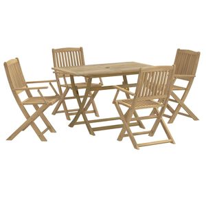 vidaXL Hagespisegruppe 5 deler heltre akasie