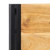 vidaXL sengegavl 160 cm heltre akasie og jern