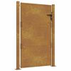 vidaXL Hageport 100x125 cm cortenst&aring;l