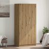 vidaXL Garderobe artisan eik 90x52x200 cm konstruert tre