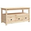 vidaXL Salongbord 102x49x55 cm heltre furu