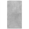 vidaXL Servantskap betonggrå 63x29x55 cm konstruert tre