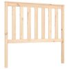 vidaXL Sengegavl 106x6x101 cm heltre furu