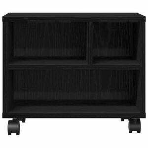 vidaXL Skiverstativ Svart Eik 41 x 32 x 34,5 cm Konstruert tre