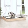 vidaXL Hundeseng 101,5x74x9 cm heltre furu