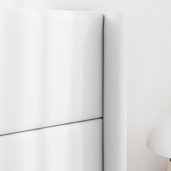 vidaXL Hodegjerde &Oslash;re Hvit 80 x 16 x 4 cm PVC