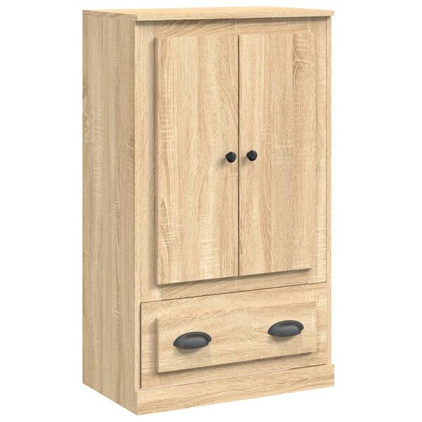 vidaXL Highboard sonoma eik 60x35,5x103,5 cm konstruert tre