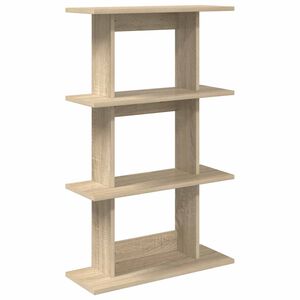 vidaXL Vegghylle Veggmontert Sonoma eik 56 x 20 x 90 cm Konstruert tre