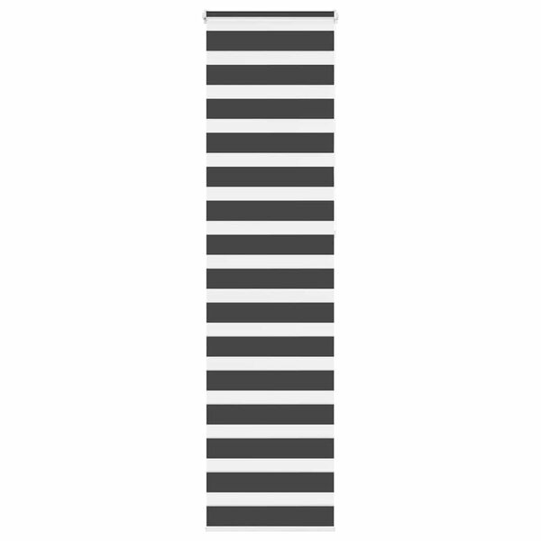 vidaXL Sebragardin svart 55x230 cm stoff bredde 50,9 cm polyester
