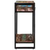 vidaXL Konsollbord Flerfarget 90 x 33 x 75 cm Massiv Reclaim Tre