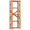 vidaXL Bokhylle 60x30x160 cm heltre akasie med honningfinish