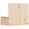 vidaXL Nattbord med skuff 2 pcs Brun 44 x 32,5 x 40 cm Heltre furu