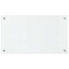 vidaXL Kjøkkenbakplate Gjennomsiktig 70 x 40 x 0,8 cm herdet glass