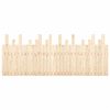 vidaXL Veggmontert sengegavl 204x3x80 cm heltre furu