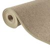 vidaXL Teppel&oslash;per sisal-utseende sand 50x300 cm