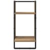vidaXL Vegghyllesett 4 pcs Artisan Eik 65 x 25 x 30 cm Konstruert tre