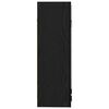 vidaXL Baderomsspeilskap Svart Eik 62,5 x 20,5 x 64 cm Konstruert tre