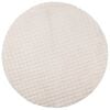 vidaXL Omr&aring;detepper Rund SIROLO Beige &Oslash; 120 CM Polyester