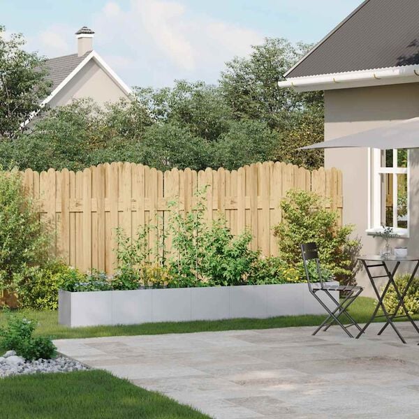 vidaXL Plantekasse 280x40x40 cm galvanisert st&aring;l